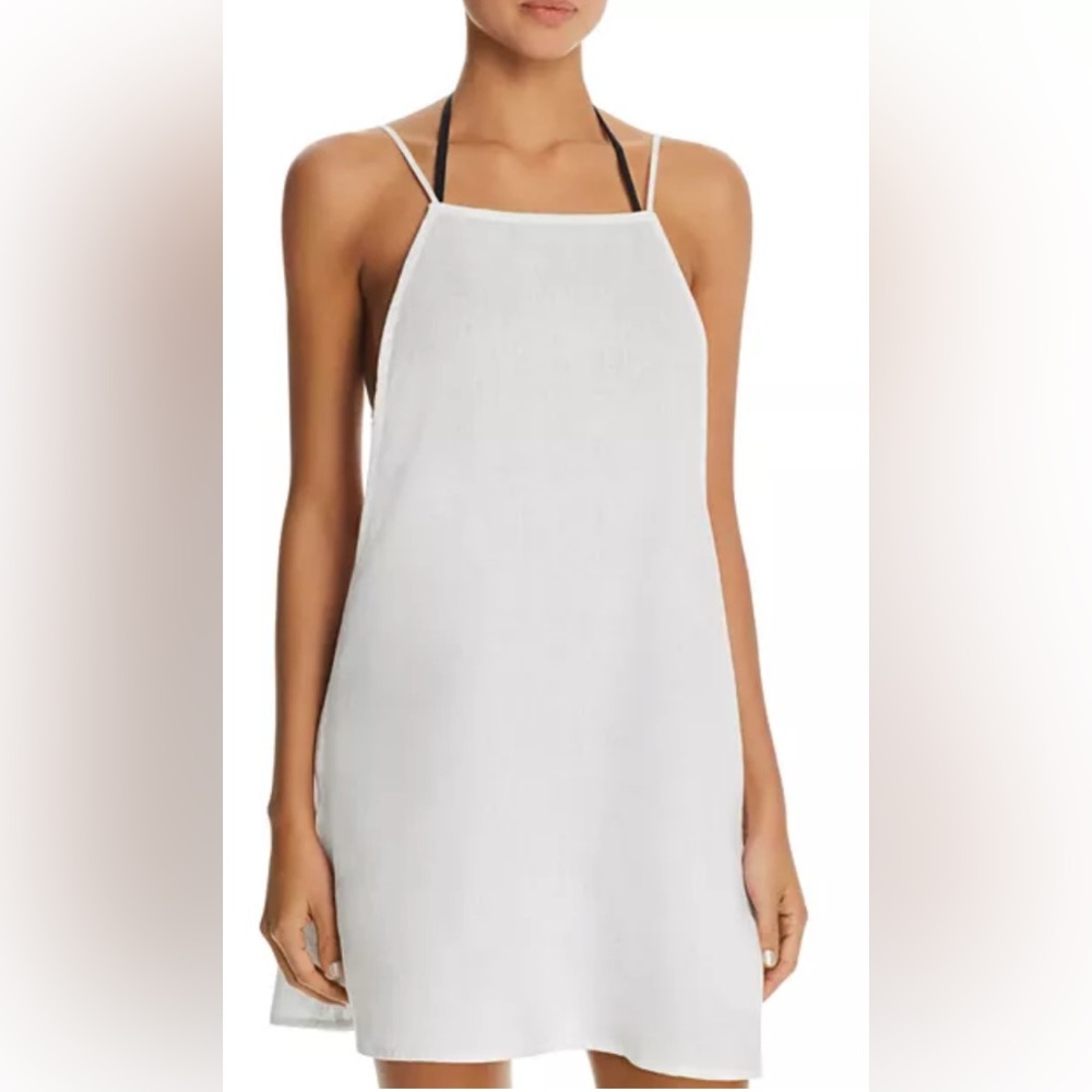 NWT Onia Daphne White Linen Dress Swim Cover-Up Size XS